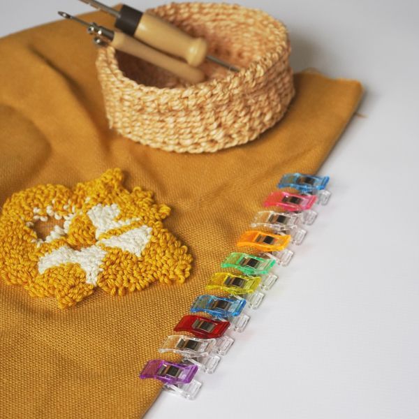Пластиковые клипсы-зажимы для шитья и рукоделия sewing-clips фото